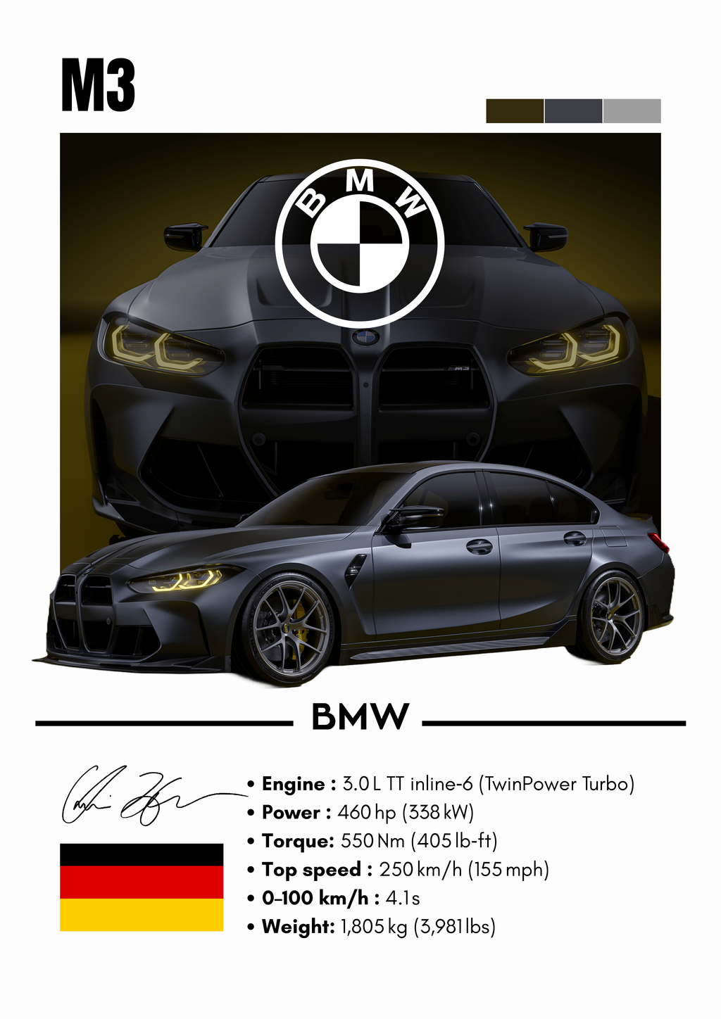 Poster bmw