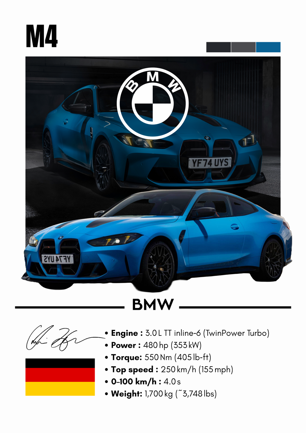 Poster bmw