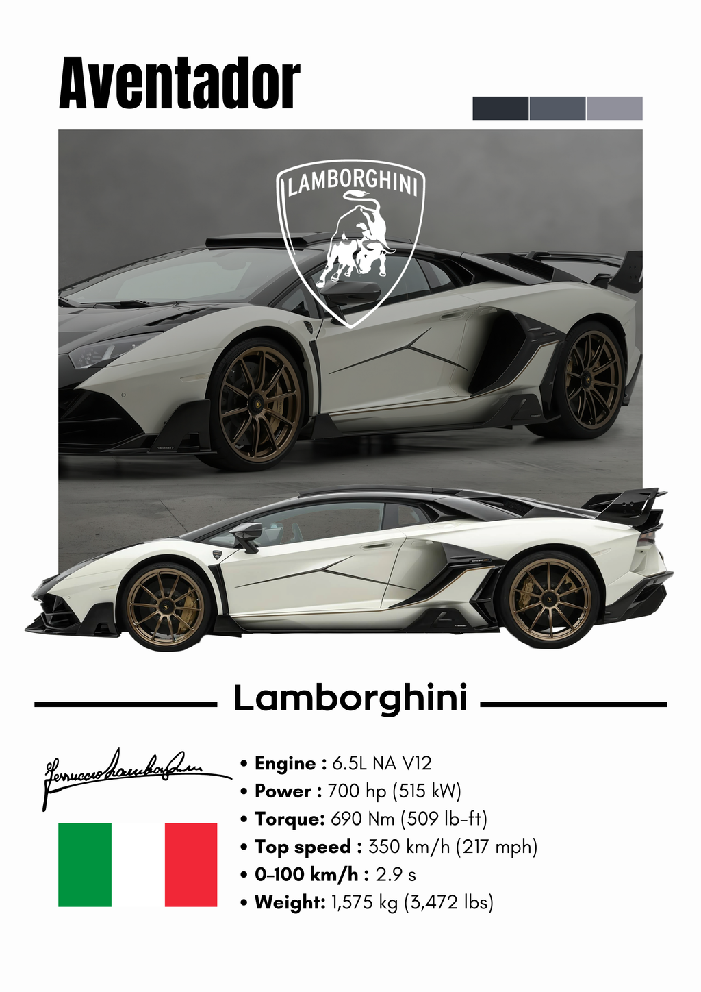 Poster Lamborghini