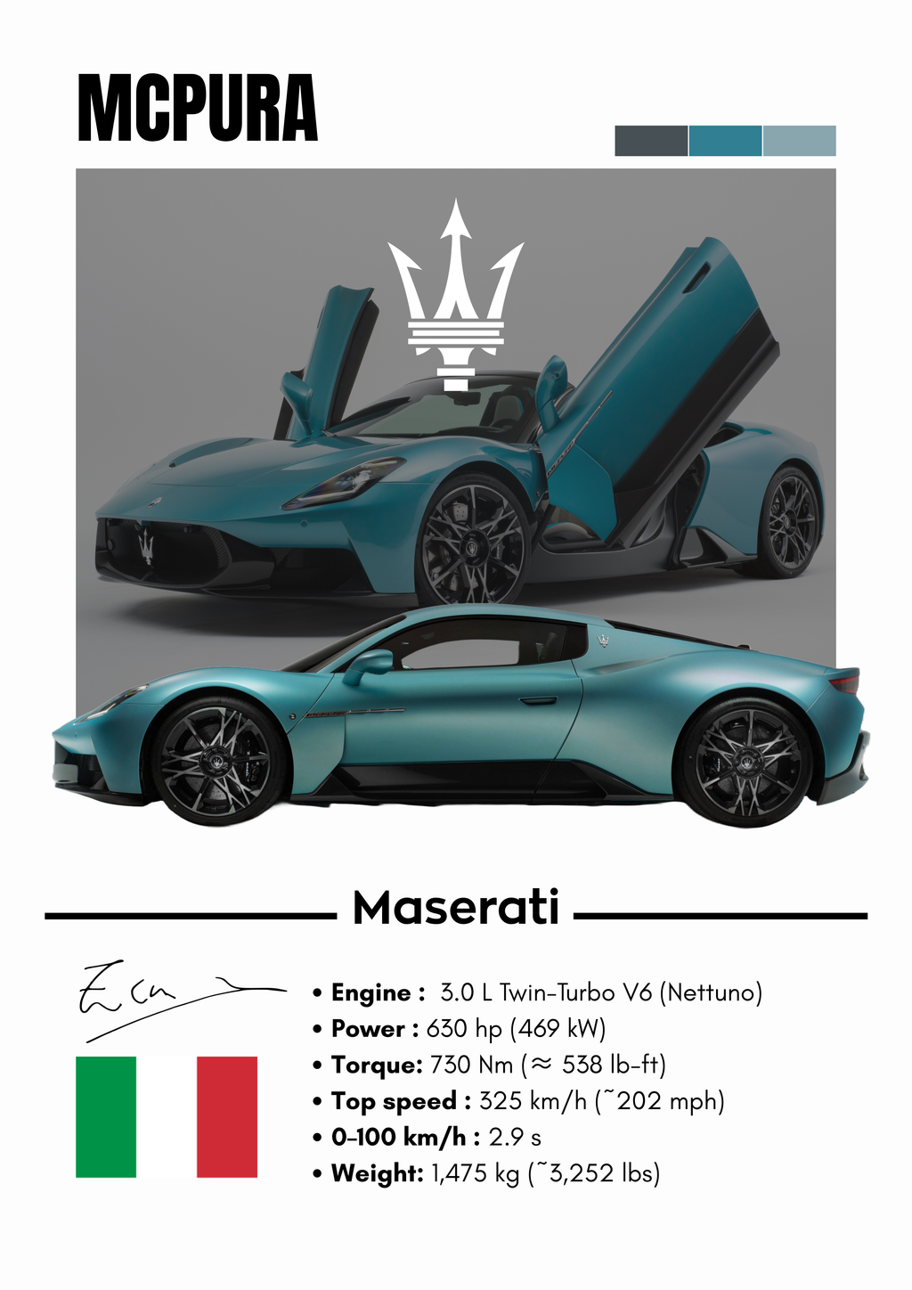 Poster Maserati