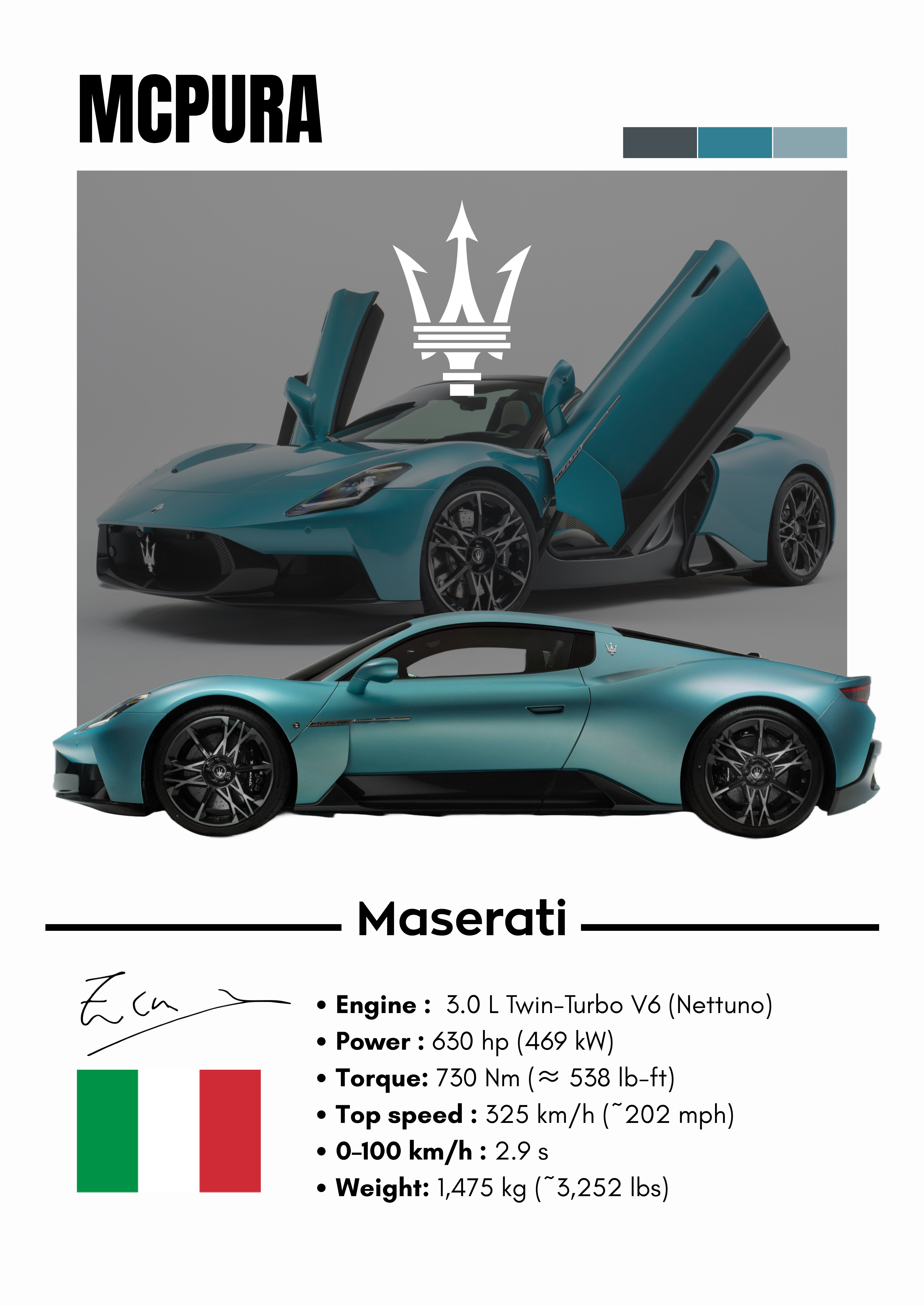 Poster Maserati