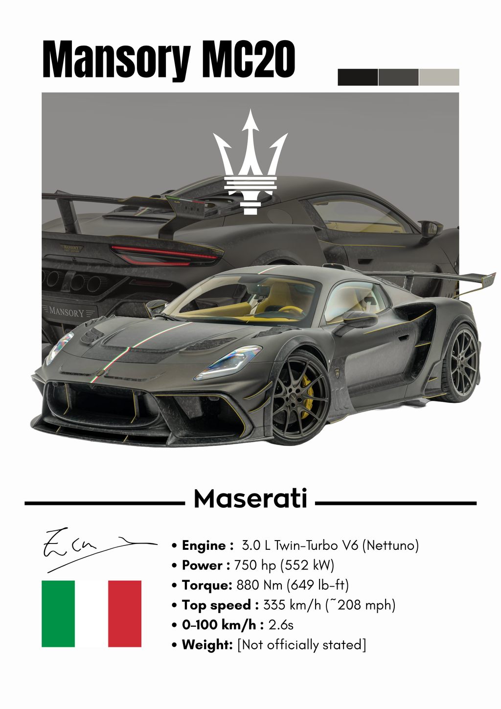 Poster Maserati