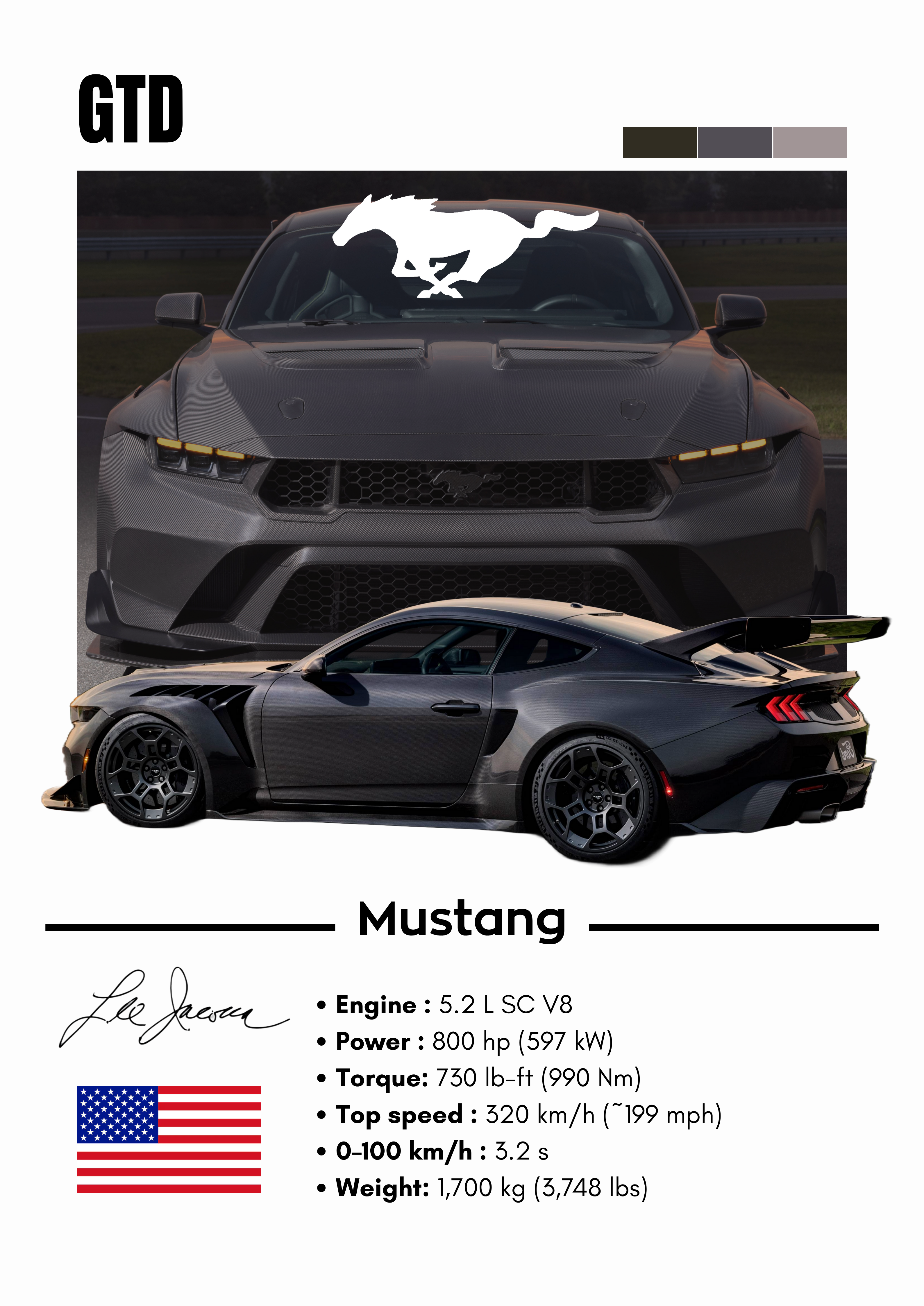 Poster Mustang