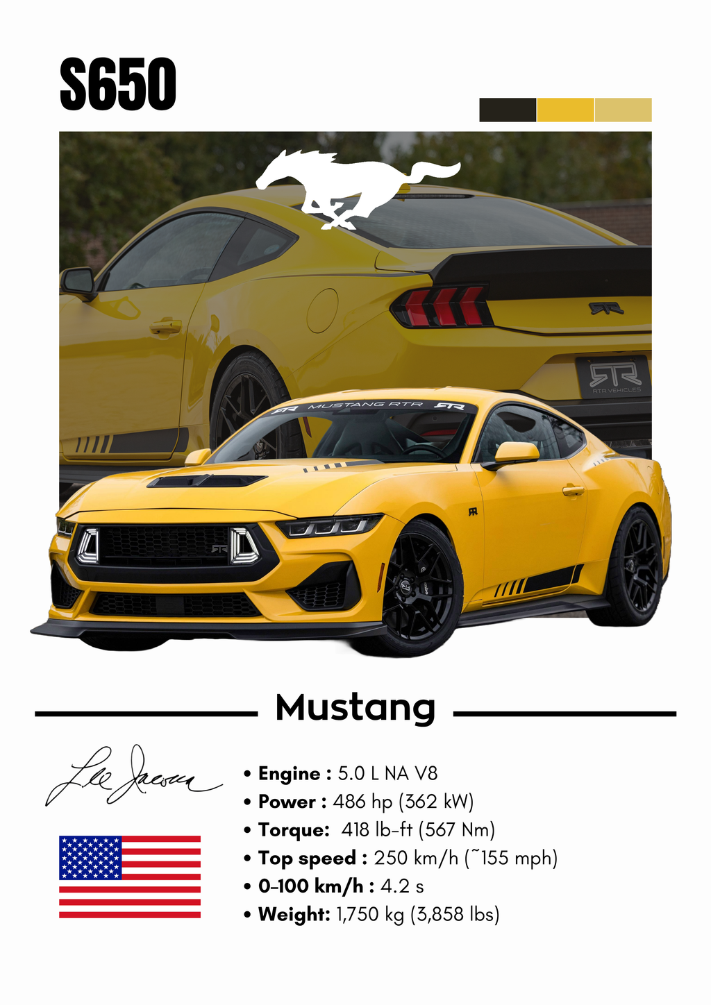 Poster Mustang