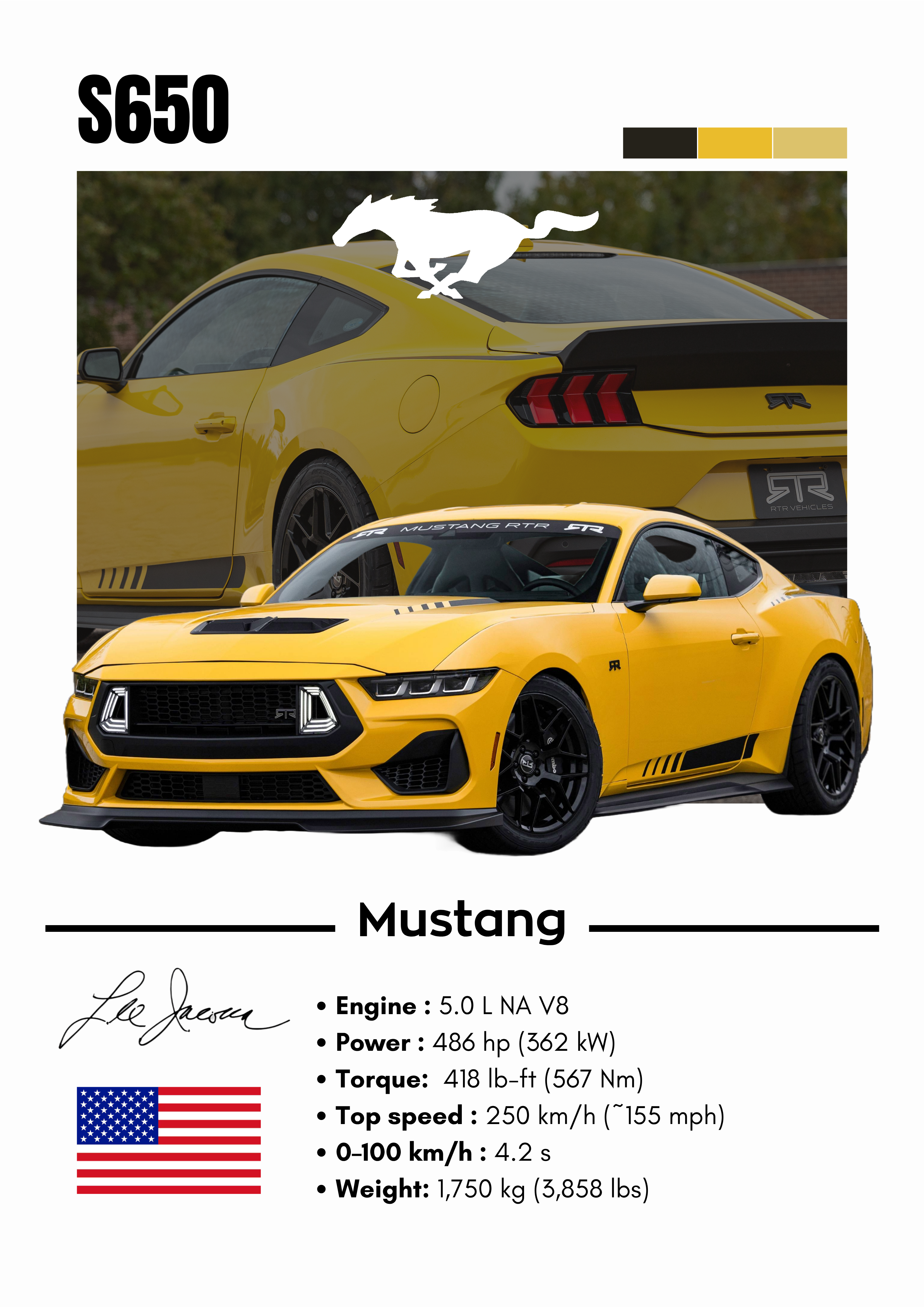Poster Mustang