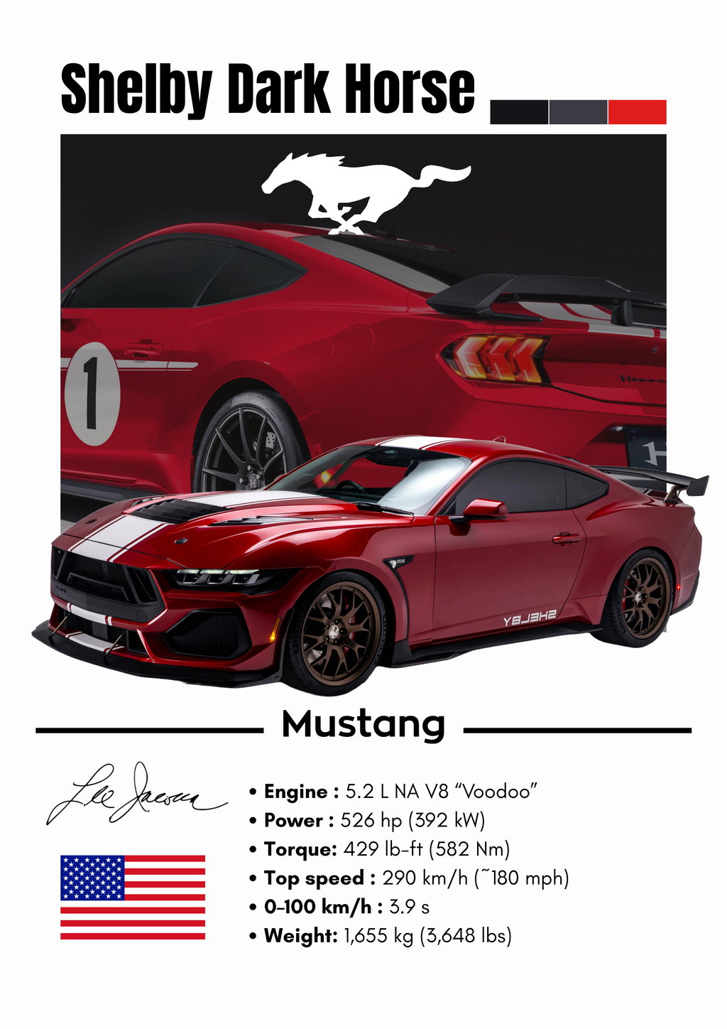 Poster Mustang