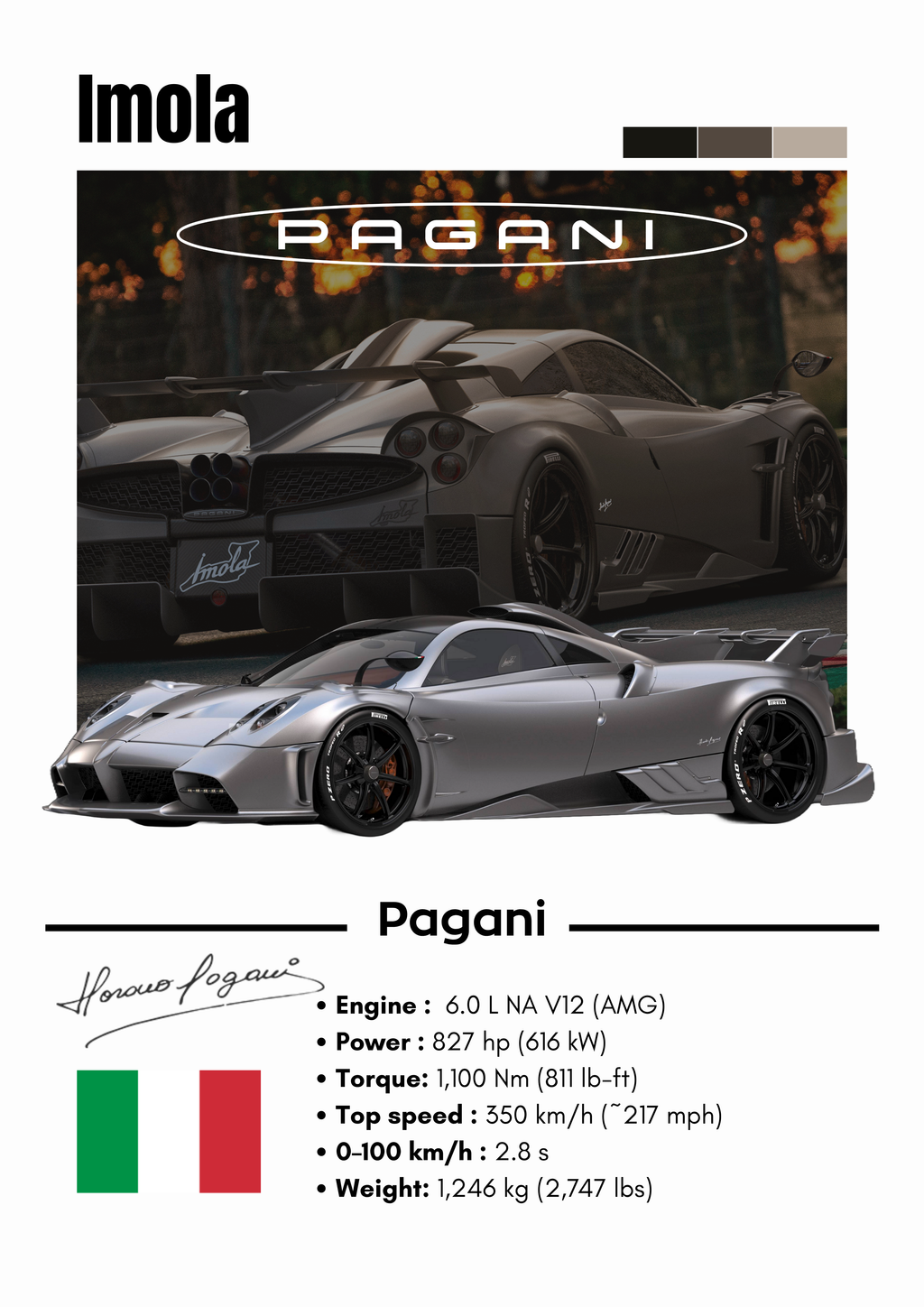 Poster Pagani