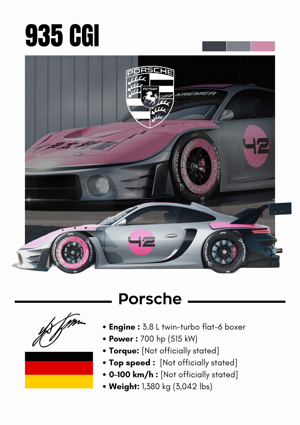 Poster Porche
