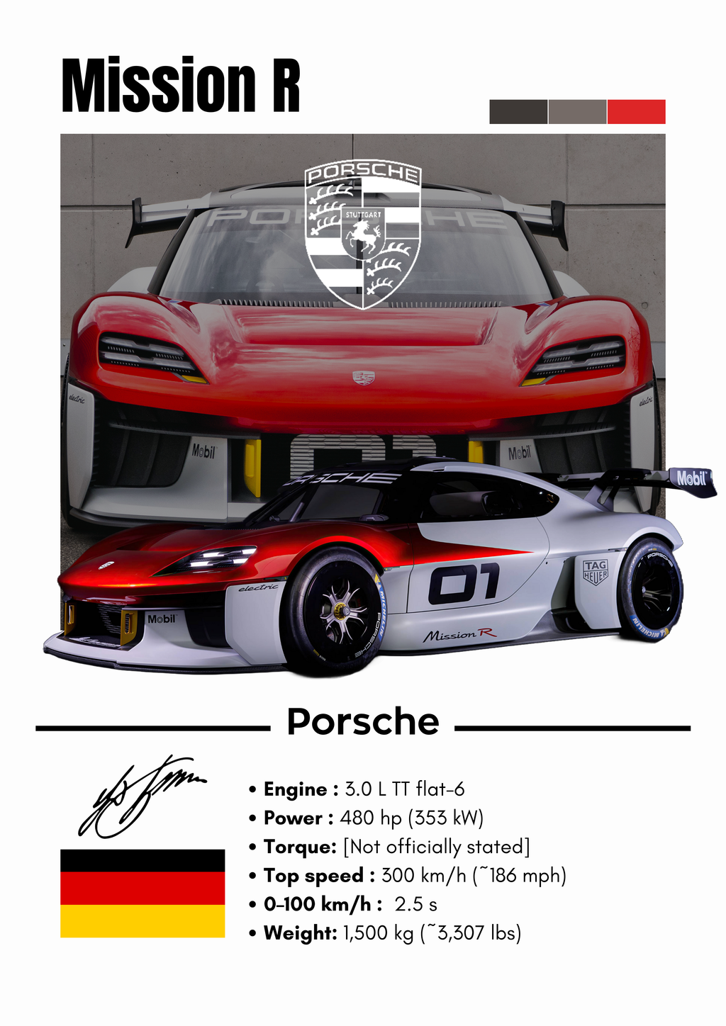 Poster Porche