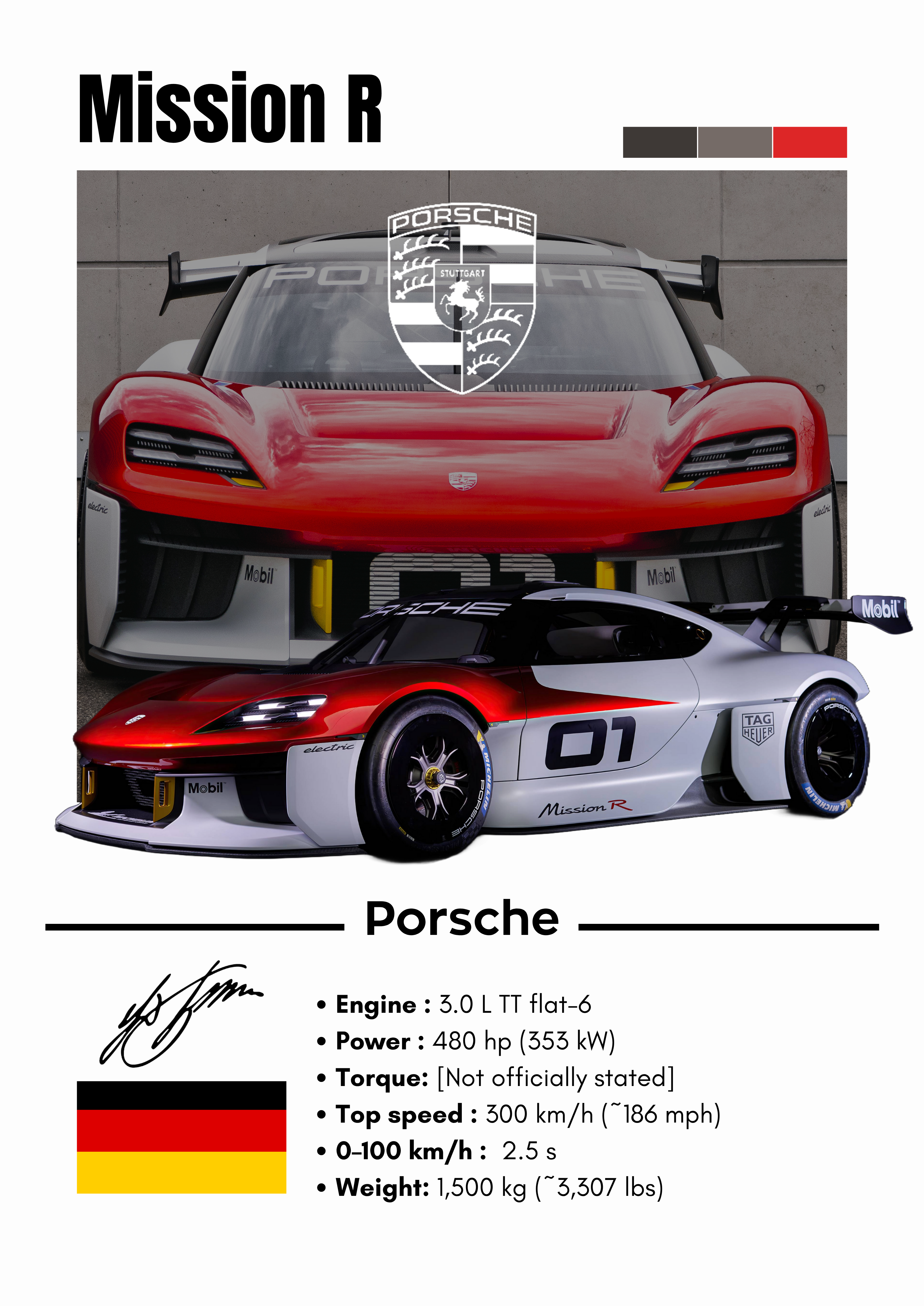 Poster Porche
